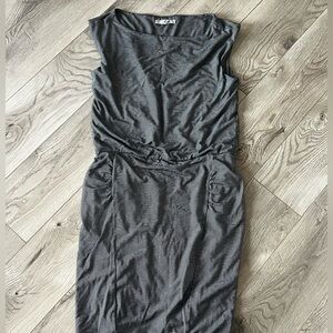 Athleta Elegant Gray Sleeveless Dress